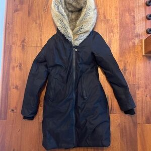 Babaton Premium Goose Down Gillian Parka with faux fur trim